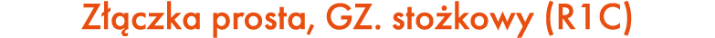 Z czka prosta, GZ. sto kowy (R1C)