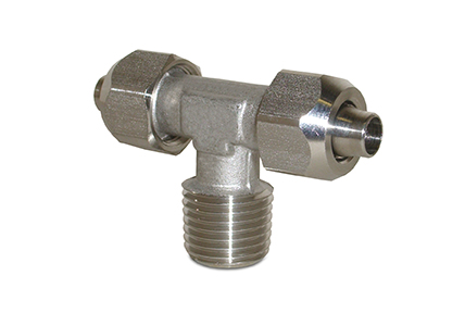 Push on fittings in AISI316 stainless steel, tubes from &oslash;6 to &oslash;10 mm,  threads from 1/8&rdquo; to 1/2&rdquo;
